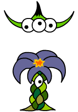 Schwebeauger mit Gnubbelschupp Floratius